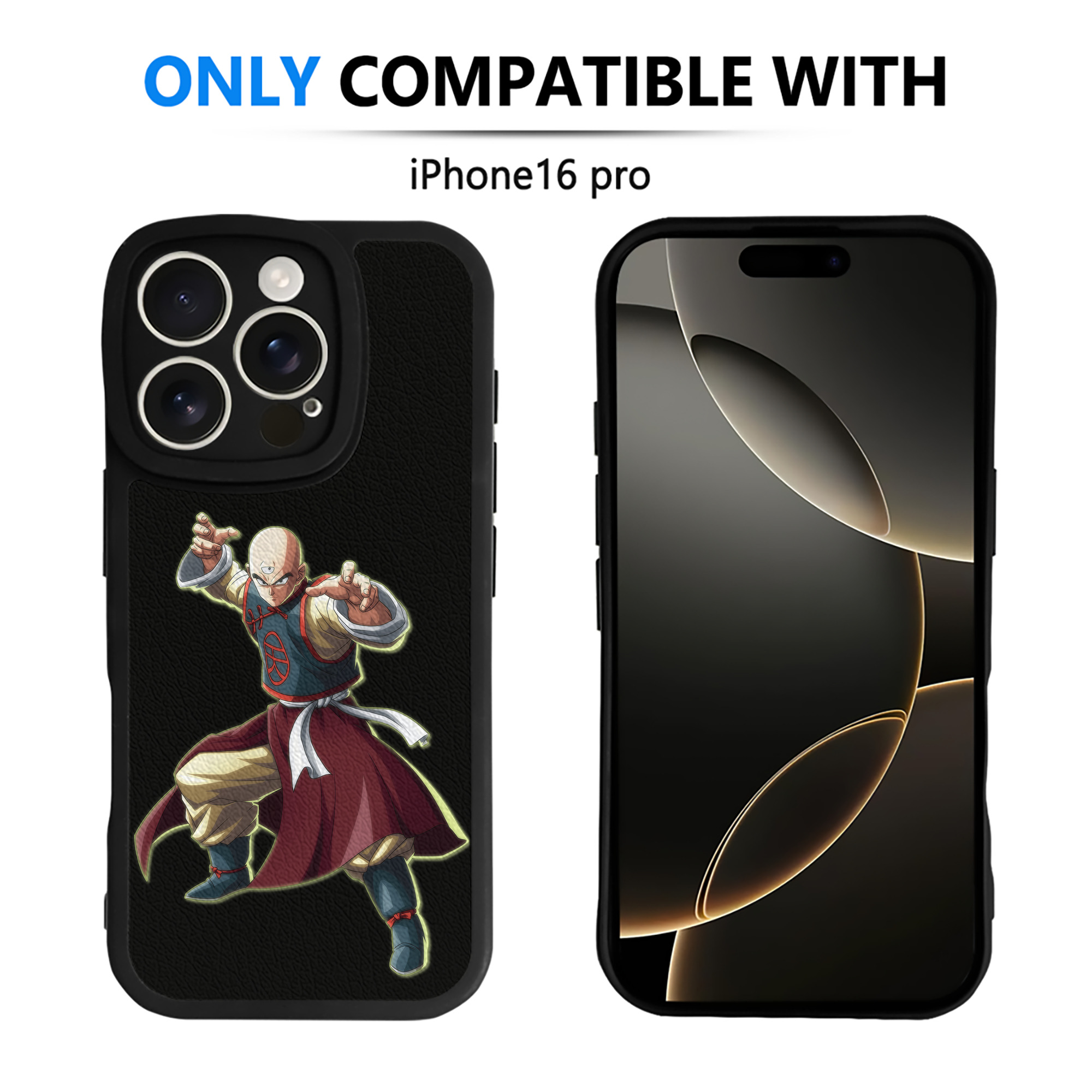 （画像用） ドラゴンボール DRAGON BALL 【iPhone 16シリーズ対応】シリコンスマホケース（レザー調） 材質：シリコン